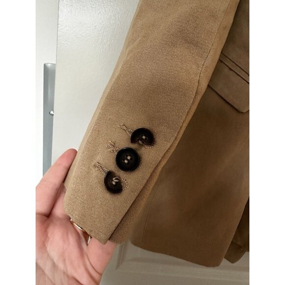 House of CB Alexis Robe Blazer in Camel Size Small Trench Coat Dress - Picture 8 of 12